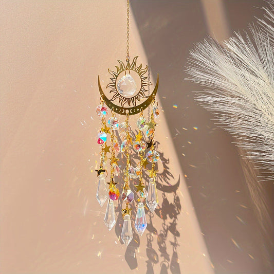 🔥HOT SALE 50% OFF🌈Crystal Sun Catcher, lndoor Outdoor Decor for Window Bedroom Courtyard Garden☪️
