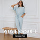 🌸 Women's Soft Casual Top and Pants Set