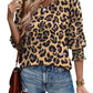 🏖️Women Dressy Casual 3/4 Length Sleeve Blouses with Smocked Cuffs