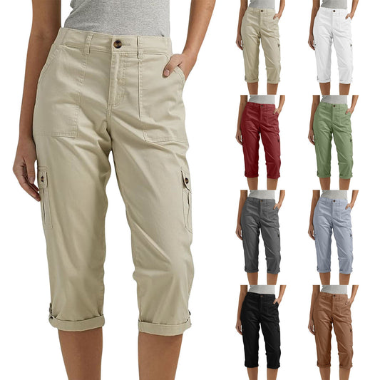🎉Women's High Elasticity Multi-pocket Casual Shorts