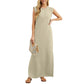 🌟 High-end iron-free! Women's loose slit skirt, free to drape and show temperament~
