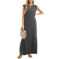 🌟 High-end iron-free! Women's loose slit skirt, free to drape and show temperament~
