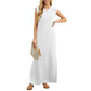🌟 High-end iron-free! Women's loose slit skirt, free to drape and show temperament~
