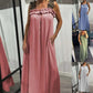 ☄️NEW HOT SALE🎉Women's Casual Sleeveless Maxi Dress with Pockets