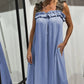 ☄️NEW HOT SALE🎉Women's Casual Sleeveless Maxi Dress with Pockets