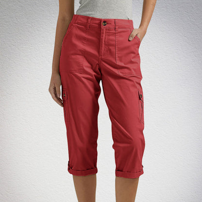 🎉Women's High Elasticity Multi-pocket Casual Shorts