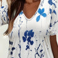 ✨Women’s Casual Floral Print Short Sleeve Dress🌺👗