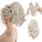 Claw Clip Short Ponytail Hair Extensions Bendable Metals