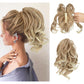 Claw Clip Short Ponytail Hair Extensions Bendable Metals