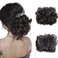 Short Messy Curly Hair Bun Extension