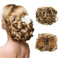 Short Messy Curly Hair Bun Extension