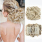 Short Messy Curly Hair Bun Extension