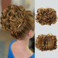 Short Messy Curly Hair Bun Extension