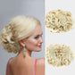 Short Messy Curly Hair Bun Extension