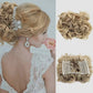 Short Messy Curly Hair Bun Extension