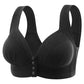 Front Snap Button Breathable Skin-Friendly Push-Up Bra