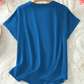 💝✨Fashion Loose Solid Color Short Sleeve Top