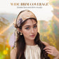 Sweet Floral Wide Brim Bow Hairband