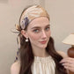 Sweet Floral Wide Brim Bow Hairband