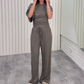Women’s Asymmetrical Top Pants 2-Piece Set