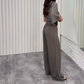 Women’s Asymmetrical Top Pants 2-Piece Set