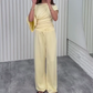 Women’s Asymmetrical Top Pants 2-Piece Set